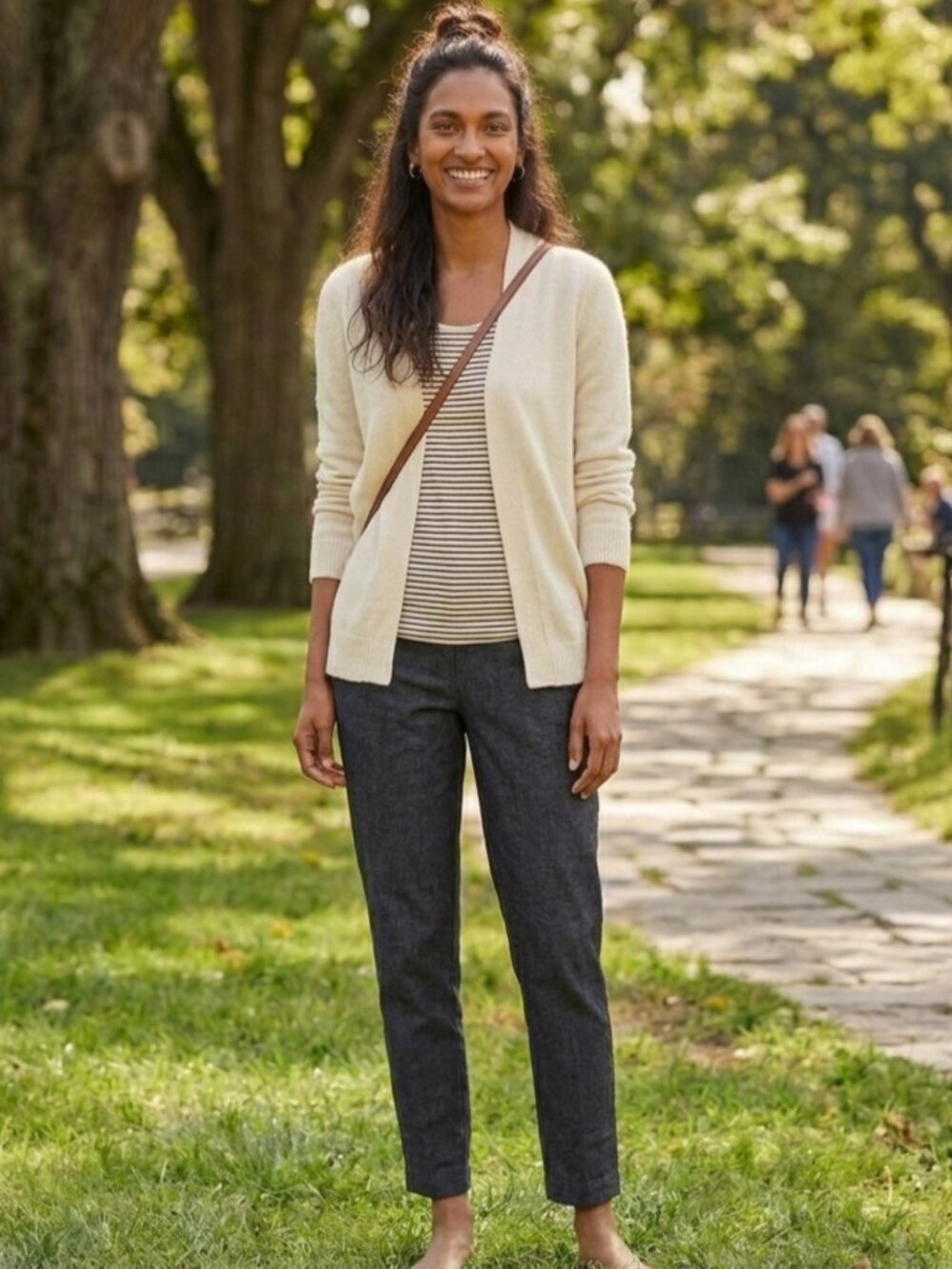 Piazza Sempione Blue Ankle Pants